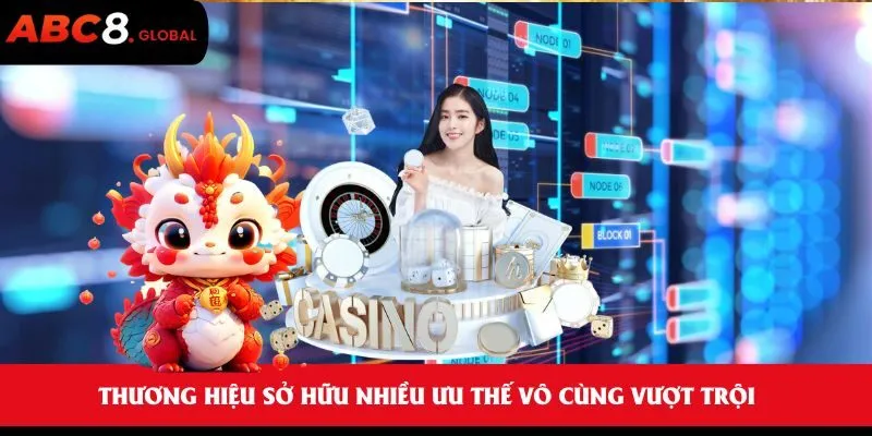 Thương hiệu sở hữu nhiều ưu thế vô cùng vượt trội